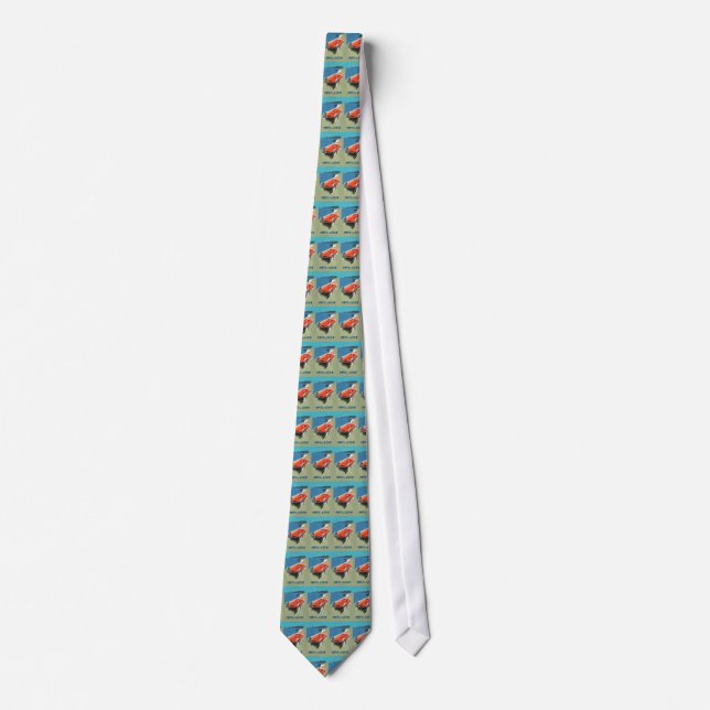 Vintage Auto Racing Tie (Front)