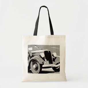 Vintage Auto Tote Bag