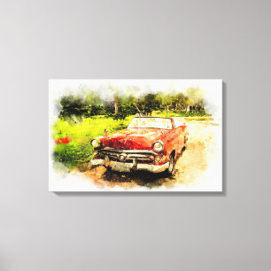 Vintage Automobile Canvas Print