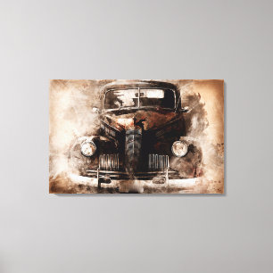 Vintage Automobile Canvas Print