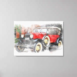 Vintage Automobile Canvas Print