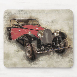 Vintage Automobile Mouse Pad