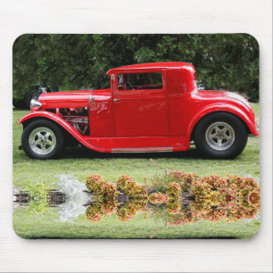 Vintage Automobile Mouse Pad