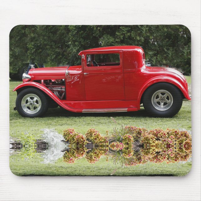 Vintage Automobile Mouse Pad (Front)