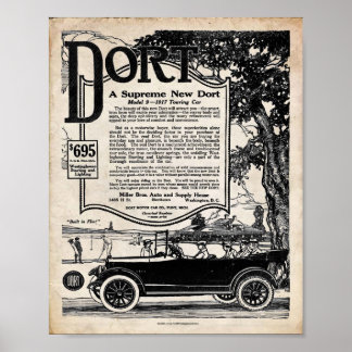 Vintage Automobile Sign - Dort Motor Car 1916