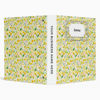 Vintage Autumn Botanical Forest Binder