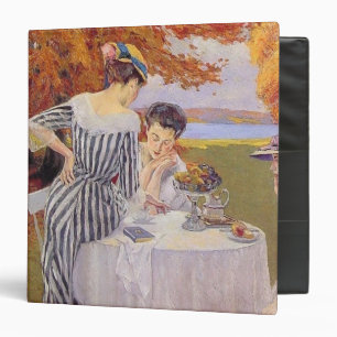 Vintage Autumn Garden Tea Party Elegant Edwardian Binder
