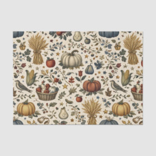 Vintage Autumn Harvest Thanksgiving Tissue Paper