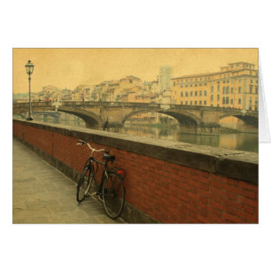 Vintage Autumn in Florence Art Print – Italy Fall