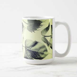 Vintage autumn leaves coffee mug