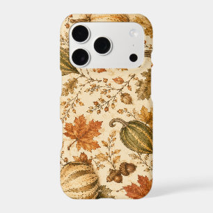Vintage Autumn Pumpkin & Gourds Pattern
