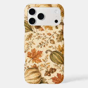 Vintage Autumn Pumpkin & Gourds Pattern 