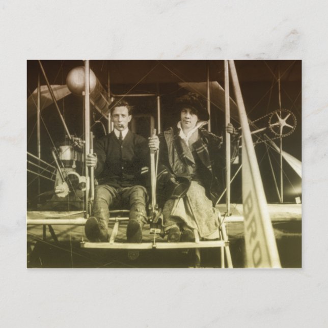 Vintage Aviation Postcard (Front)