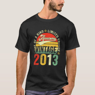 Vintage Awesome 9 Years Old 2013 9th Birthday Boys T-Shirt