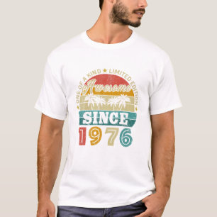 Vintage Awesome Since 1976 Limited Edition 47th Bi T-Shirt