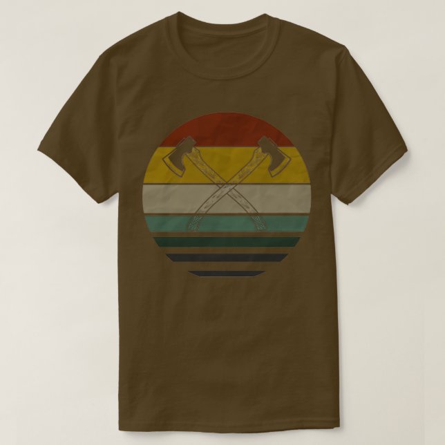 Vintage Axe Lumberjack T-Shirt (Design Front)