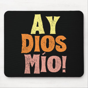 Vintage Ay Dios Mio Cinco De Mayo Festival Family Mouse Pad