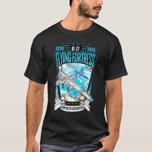 Vintage B17 Flying Fortress Ww2 Heavy Bomber Aviat T-Shirt