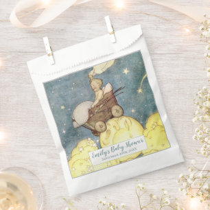 Vintage Baby Boy Adventures with the Moon Favour Bag