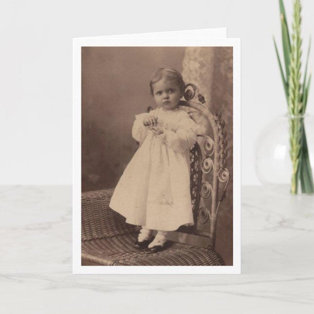 Vintage Baby Card (Front)