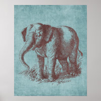 Vintage Baby Elephant