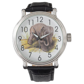 Vintage Baby Elephant Watch
