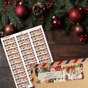 Vintage Baby’s 1st Christmas Return Adresse