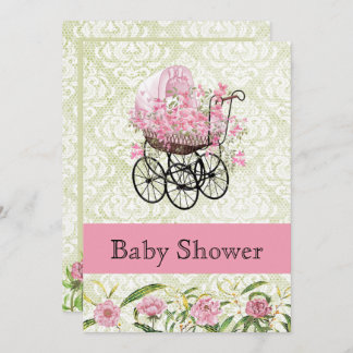 Vintage Baby Shower Invitation