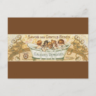 Vintage Baby Soap Ad Postcard