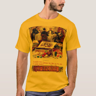 Vintage Bachelor Party Poker Gambling Cigar Label T-Shirt
