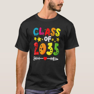 Vintage Back To School Class Of 2035 Kindergarten  T-Shirt