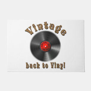 Vintage - Back to Vinyl, the record is back Doormat