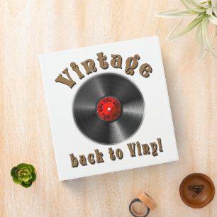 Vintage - Back to Vinyl, the record is back, Oldie Binder