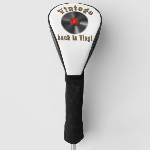 Vintage - Back to Vinyl, the record is back, Oldie Golf Head Cover