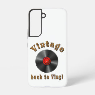 Vintage - Back to Vinyl, the record is back Samsung Galaxy Case