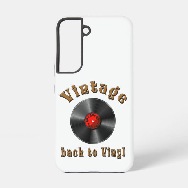 Vintage - Back to Vinyl, the record is back Samsung Galaxy S22 Case (Back)