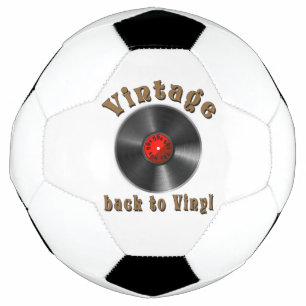 Vintage - Back to Vinyl, the record is back Soccer Ball