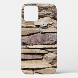Vintage background texture old masonry stone brick iPhone 12 case