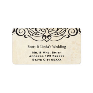Vintage Background with Celtic Pattern Label