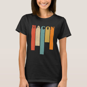 Vintage Bacon Enthusiast Barbecue Grilling Retro B T-Shirt