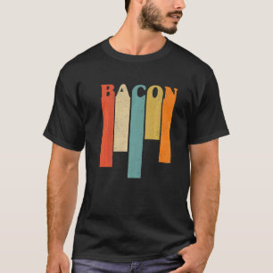 Vintage Bacon Enthusiast Barbecue Grilling Retro B T-Shirt