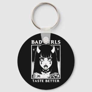 Vintage Bad Girls Taste Better Tattoos Lovers For Keychain