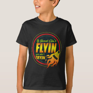 Vintage Badminton Player Shuttle Athlete Sportsman T-Shirt