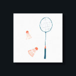 Vintage badminton print white: hand drawn for you!<br><div class="desc">Add your own text, change background colour too. Select the print size using the drop down menu above, and you can click the “edit design” button to customize the artwork to fit any size paper. Purchase a simple poster or a fully framed and matted version! Thank you for shopping my...</div>