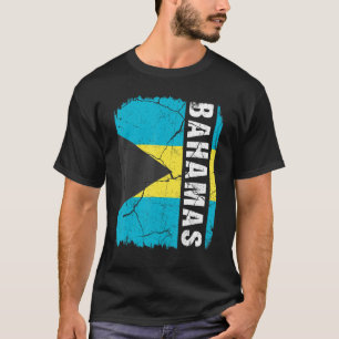 Vintage Bahamian Flag Bahamas Pride Roots Heritage T-Shirt
