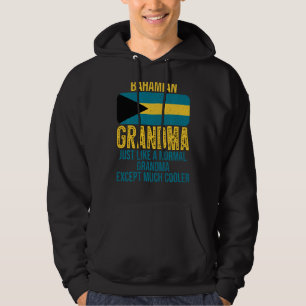 Vintage Bahamian Grandma Bahamas Flag For Mother S Hoodie