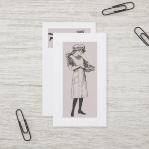 Vintage Baker or Pastry Chef Business Card