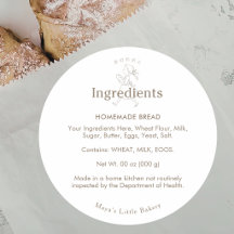 Vintage Bakery Girl Ingredient List