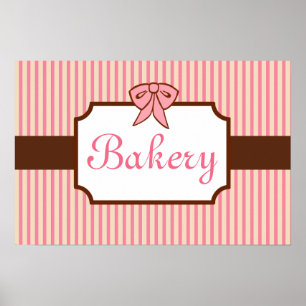 Vintage Bakery Sign Art Print