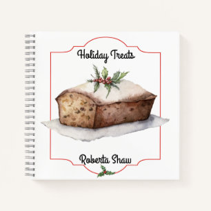 Vintage Bakery Spiral Recipe Notebook
